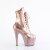 Pleaser BEJEWELED-1020-7 Plateau Stiefeletten Holo Strass Rose-Gold EU-36 / US-6