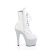Pleaser BEJEWELED-1020-7 Plateau Stiefeletten Holo Strass Weiß EU-36 / US-6