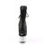 Pleaser BEJEWELED-1021-7 Plateau Stiefeletten Kunstleder Strass Schwarz Silber EU-37 / US-7