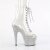 Pleaser BEJEWELED-1021C-7 Plateau Stiefeletten Strass Transparent Silber EU-36 / US-6