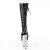 Pleaser BEJEWELED-2018-7 Plateau Stiefeletten Kunstleder Strass Schwarz EU-41 / US-11