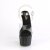 Pleaser BEJEWELED-708DM Plateau Sandaletten Strass Transparent Schwarz EU-35 / US-5
