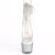 Pleaser BEJEWELED-724RS Plateau Sandaletten Strass Transparent Silber EU-37 / US-7