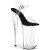 Pleaser BEYOND-008 Plateau Sandaletten Transparent Schwarz EU-37 / US-7