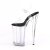Pleaser BEYOND-008 Plateau Sandaletten Transparent Schwarz EU-37 / US-7
