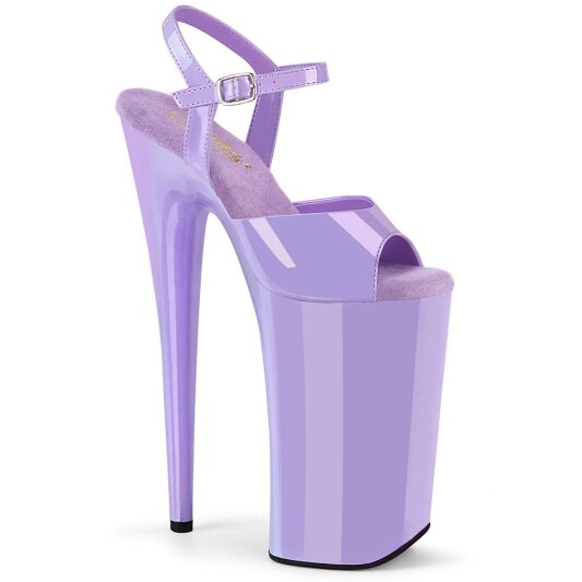 Pleaser BEYOND-009 Plateau Sandaletten Lack Lila EU-42 / US-12