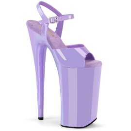 Pleaser BEYOND-009 Plateau Sandaletten Lack Lila EU-36 /...
