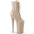 Pleaser BEYOND-1020 Plateau Stiefeletten Lack Beige EU-42 / US-12