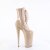 Pleaser BEYOND-1020 Plateau Stiefeletten Lack Beige EU-42 / US-12