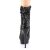 Pleaser BLONDIE-R-1009 Plateau Stiefeletten Pailetten Schwarz EU-36 / US-6