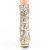 Pleaser BLONDIE-R-1009 Plateau Stiefeletten Pailetten Gold EU-35 / US-5