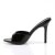 Pleaser CLASSIQUE-01 Pantoletten Lack Schwarz EU-35 / US-5