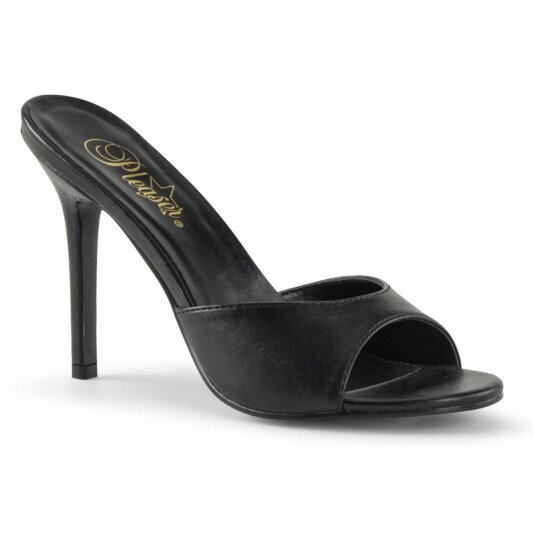 Pleaser CLASSIQUE-01 Pantoletten Schwarz EU-35 / US-5