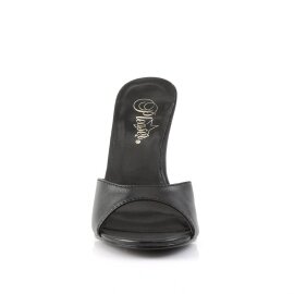 Pleaser CLASSIQUE-01 Pantoletten Schwarz EU-35 / US-5