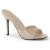Pleaser CLASSIQUE-01 Pantoletten Lack Beige EU-35 / US-5