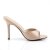 Pleaser CLASSIQUE-01 Pantoletten Lack Beige EU-35 / US-5