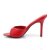 Pleaser CLASSIQUE-01 Pantoletten Rot EU-35 / US-5