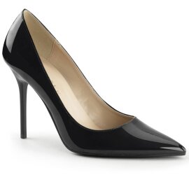 Pleaser CLASSIQUE-20 Pumps Lack Schwarz EU-35 / US-5