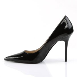 Pleaser CLASSIQUE-20 Pumps Lack Schwarz EU-35 / US-5
