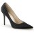Pleaser CLASSIQUE-20 Pumps Schwarz Satin EU-35 / US-5