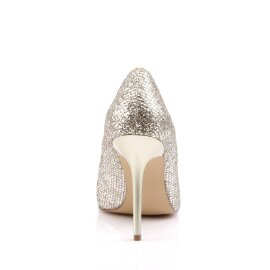Pleaser CLASSIQUE-20 Pumps Glitter Gold EU-42 / US-12