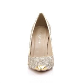 Pleaser CLASSIQUE-20 Pumps Glitter Gold EU-36 / US-6
