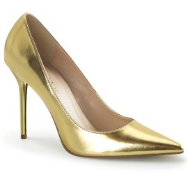 Pleaser CLASSIQUE-20 Pumps Metallic Gold EU-35 / US-5