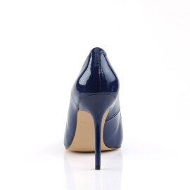 Pleaser CLASSIQUE-20 Pumps Lack Blau EU-42 / US-12