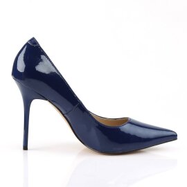 Pleaser CLASSIQUE-20 Pumps Lack Blau EU-38 / US-8
