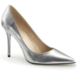 Pleaser CLASSIQUE-20 Pumps Metallic Silber EU-35 / US-5