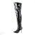 Pleaser CLASSIQUE-3000 Overknee Stiefel Lack Schwarz EU-40 / US-10