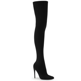 Pleaser COURTLY-3005 Overknee Stiefel Schwarz EU-44 / US-14