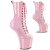 Pleaser CRAZE-1040 Plateau Stiefeletten Lack Rosa EU-37 / US-7