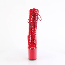 Pleaser CRAZE-1040 Plateau Stiefeletten Lack Rot EU-38 /...