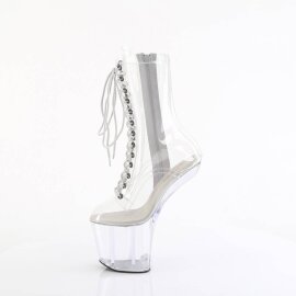 Pleaser CRAZE-1040C Plateau Stiefeletten Transparent EU-36 / US-6