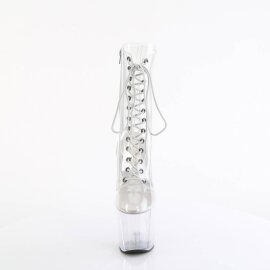 Pleaser CRAZE-1040C Plateau Stiefeletten Transparent...