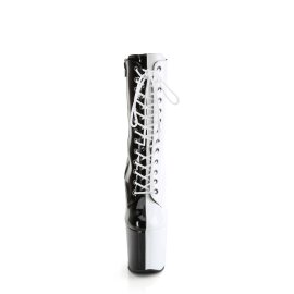 Pleaser CRAZE-1040TT Plateau Stiefeletten Lack Schwarz...