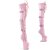 Pleaser CRAZE-3028 Plateau Overknee Stiefel Lack Rosa EU-37 / US-7