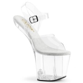 Pleaser CRAZE-808 Plateau Sandaletten Transparent EU-41 /...