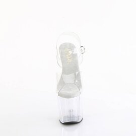 Pleaser CRAZE-808 Plateau Sandaletten Transparent EU-41 /...