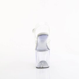 Pleaser CRAZE-808 Plateau Sandaletten Transparent EU-43 / US-13