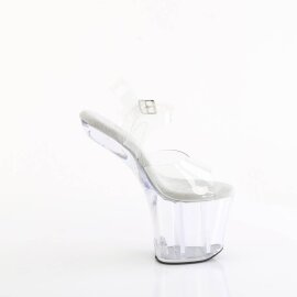 Pleaser CRAZE-808 Plateau Sandaletten Transparent EU-43 / US-13