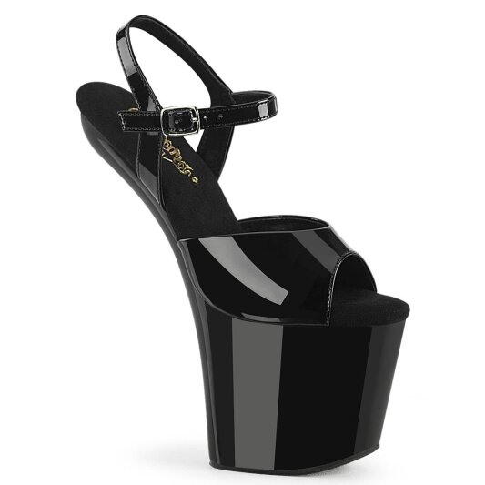 Pleaser CRAZE-809 Plateau Sandaletten Lack Schwarz EU-37 / US-7