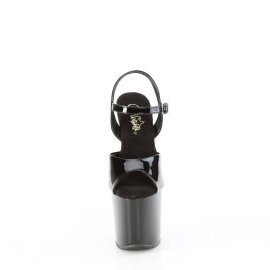 Pleaser CRAZE-809 Plateau Sandaletten Lack Schwarz EU-37 / US-7