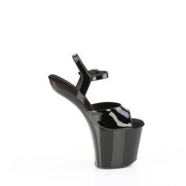 Pleaser CRAZE-809 Plateau Sandaletten Lack Schwarz EU-38 / US-8