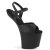 Pleaser CRAZE-809 Plateau Sandaletten Kunstleder Schwarz EU-36 / US-6