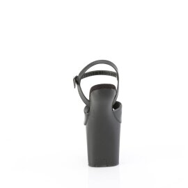Pleaser CRAZE-809 Plateau Sandaletten Kunstleder Schwarz EU-38 / US-8