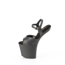 Pleaser CRAZE-809 Plateau Sandaletten Kunstleder Schwarz EU-39 / US-9