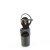Pleaser CRAZE-809 Plateau Sandaletten Kunstleder Schwarz EU-39 / US-9
