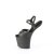 Pleaser CRAZE-809 Plateau Sandaletten Kunstleder Schwarz EU-39 / US-9